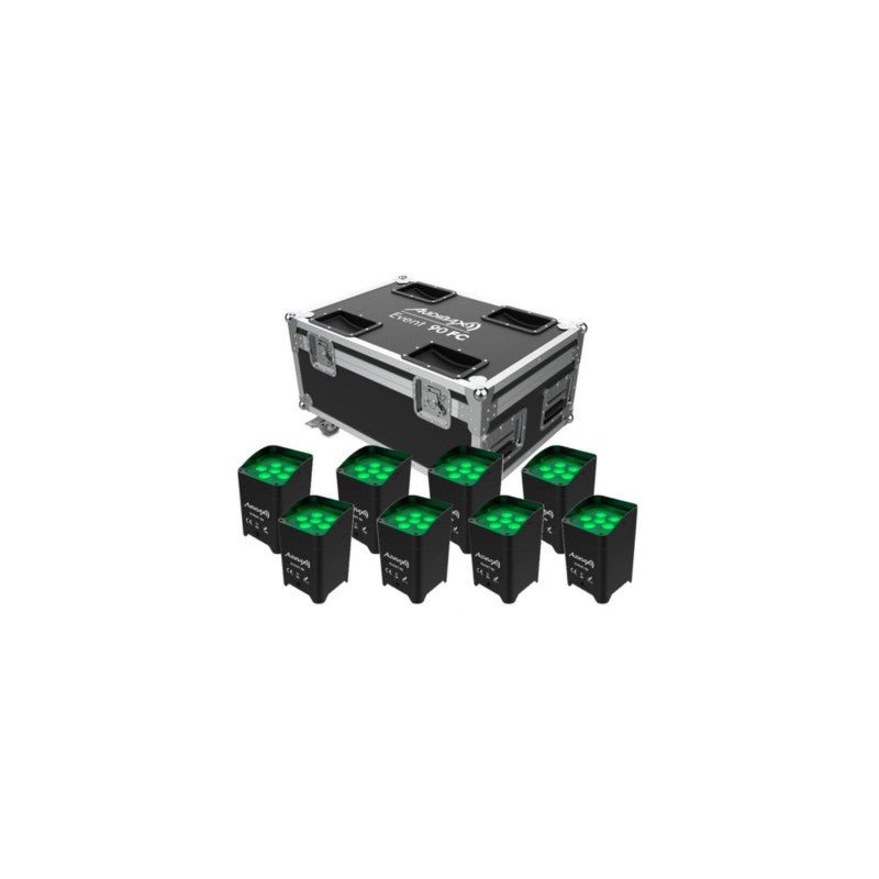 Audibax 10252192 - Kit 8 Audibax Event 90 + Audibax Event 90 FCFight Case - Tempo Shop