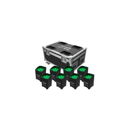 Audibax 10252192 - Kit 8 Audibax Event 90 + Audibax Event 90 FCFight Case - Tempo Shop