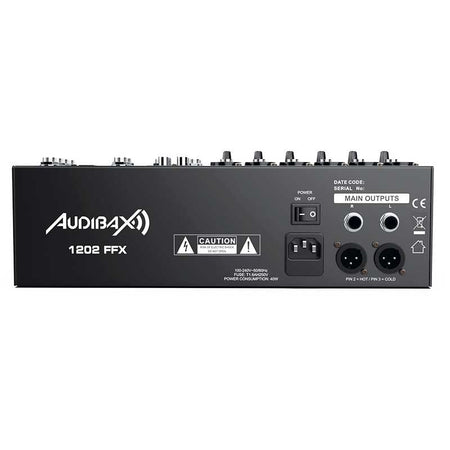 Audibax 1202 FFX - Mesa Mezclas 12 canales y USB - Tempo Shop