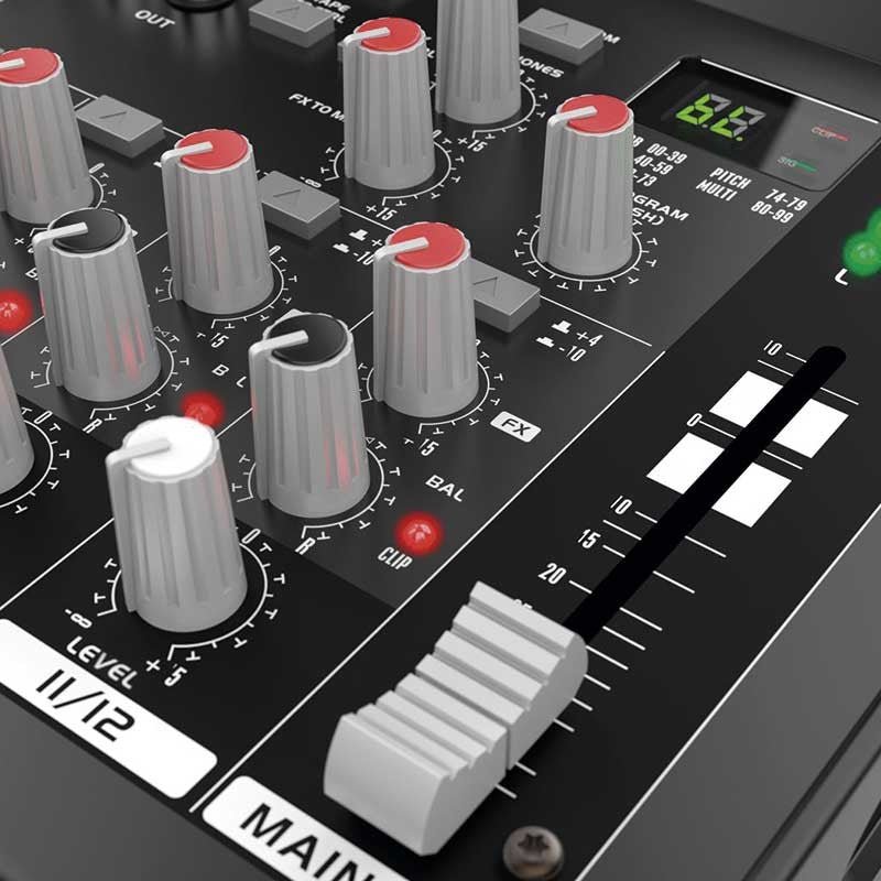 Audibax 1202 FX USB - Mesa Mezclas 12 canales y USB - Tempo Shop