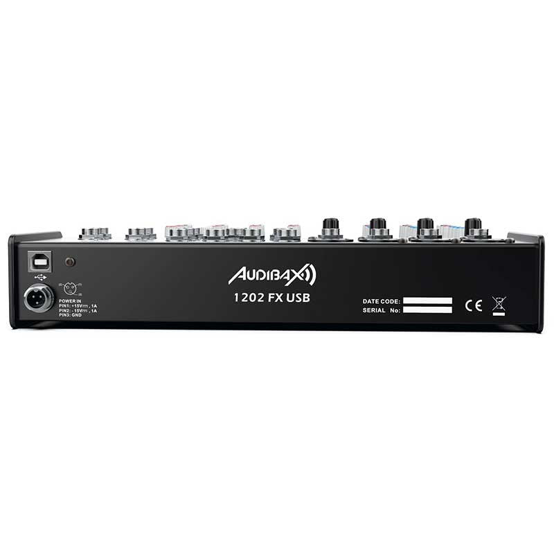 Audibax 1202 FX USB - Mesa Mezclas 12 canales y USB - Tempo Shop
