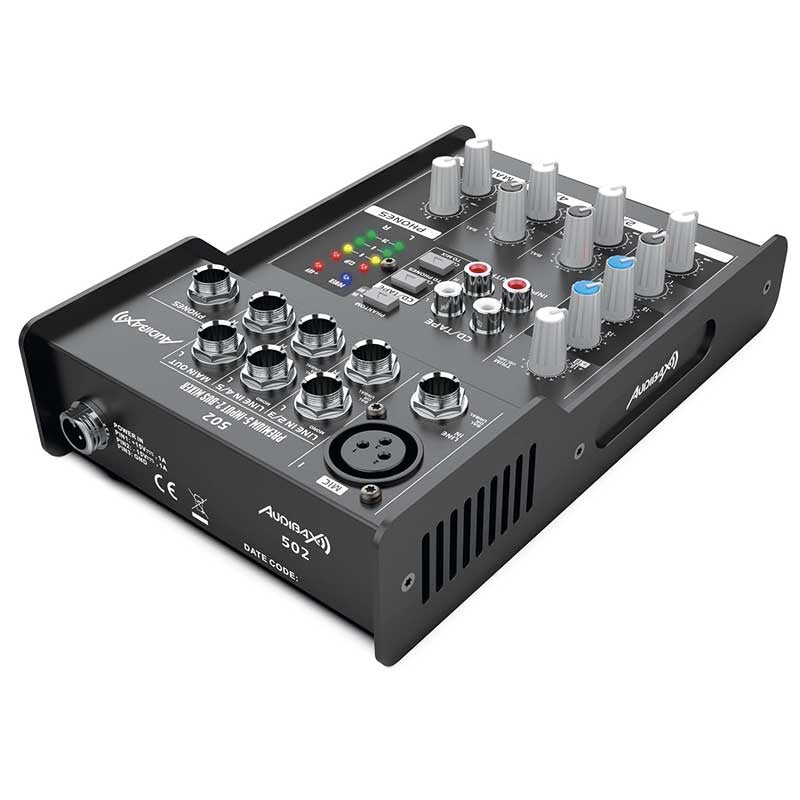 Audibax 502 - Mesa Mezclas 5 Canales - Tempo Shop