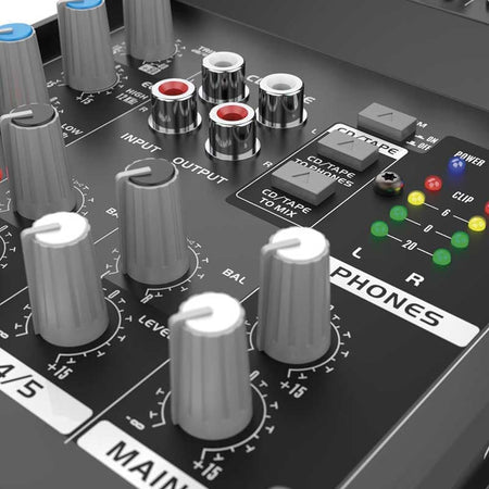 Audibax 502 - Mesa Mezclas 5 Canales - Tempo Shop