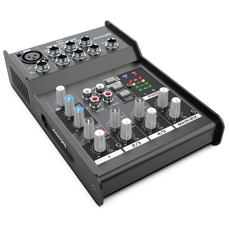 Audibax 502 - Mesa Mezclas 5 Canales - Tempo Shop