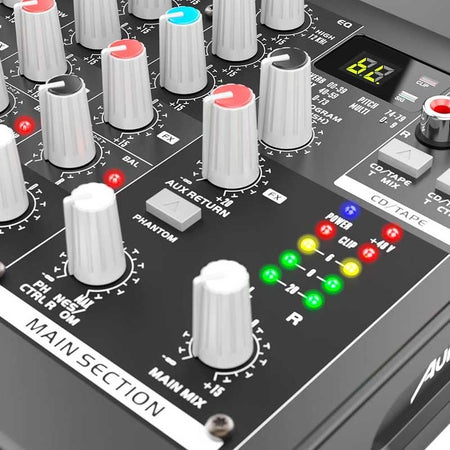 AUDIBAX 802 FX - Mesa de mezclas 6 canales y efectos - Tempo Shop