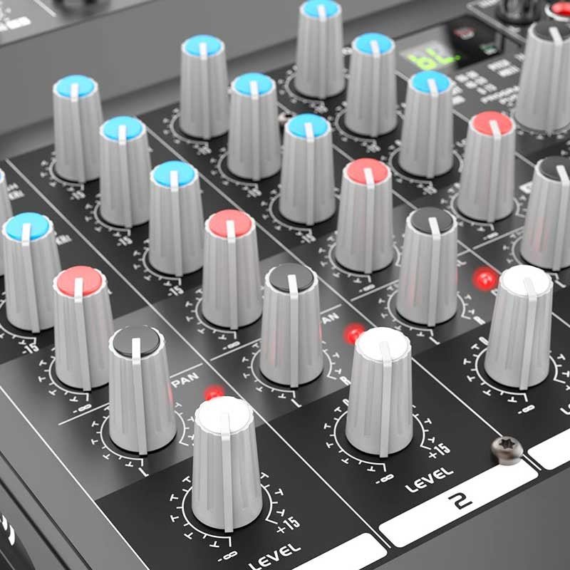 AUDIBAX 802 FX - Mesa de mezclas 6 canales y efectos - Tempo Shop