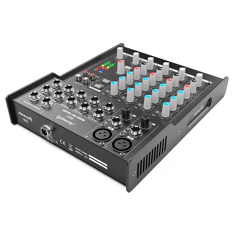 Audibax 802 - Mesa Mezclas 6 Canales - Tempo Shop