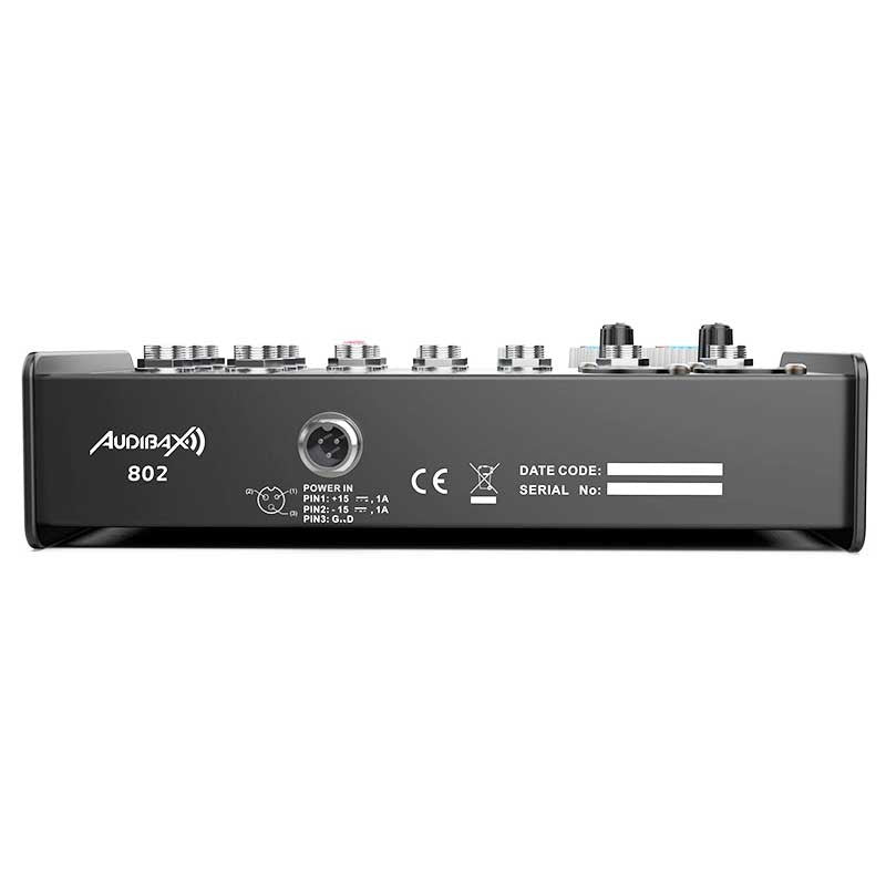 Audibax 802 - Mesa Mezclas 6 Canales - Tempo Shop