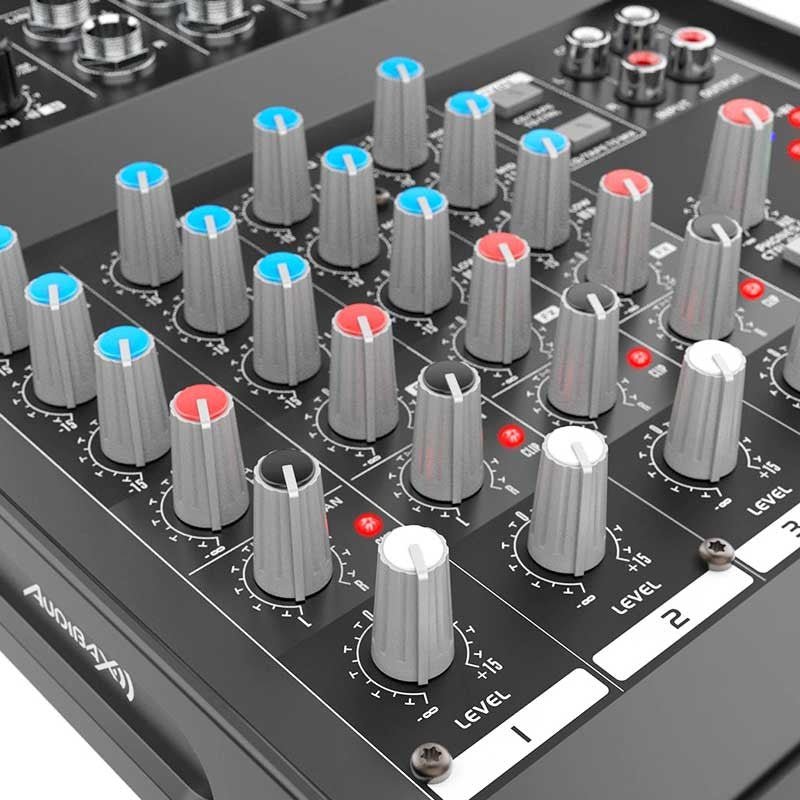 Audibax 802 - Mesa Mezclas 6 Canales - Tempo Shop