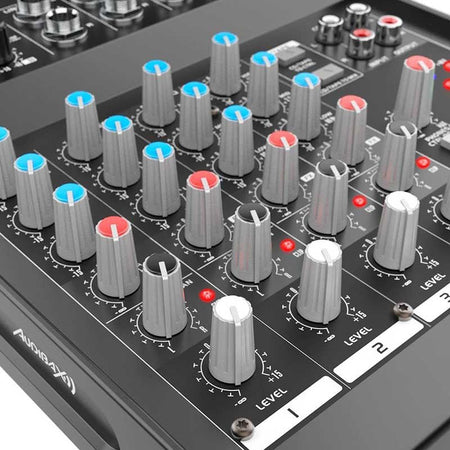 Audibax 802 - Mesa Mezclas 6 Canales - Tempo Shop