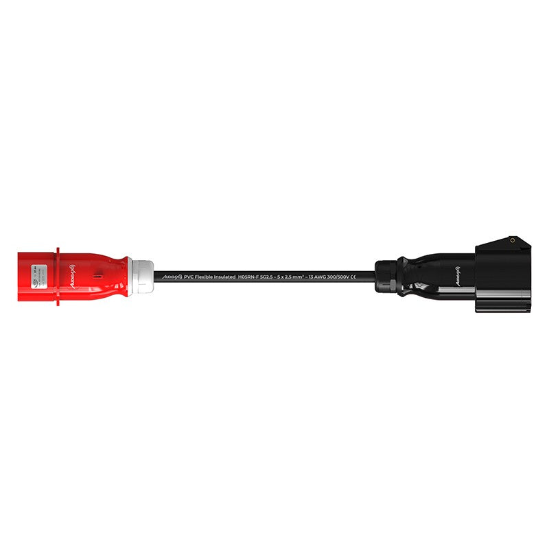 Audibax A-CEE-16-32-25 - Cable Adaptador CEE 16A a 32A