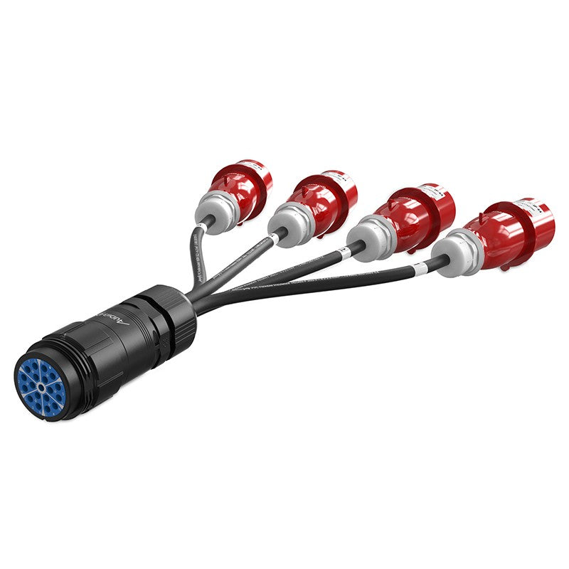 Audibax A-SCP-F-4CEE4P-M-25 - Adaptador Socapex a 4 CEE