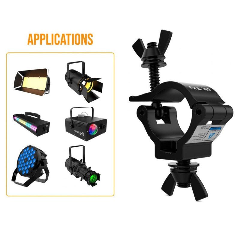 Audibax ACP - 354075BK - Abrazadera Truss 35 - 40mm 75Kg - Tempo Shop