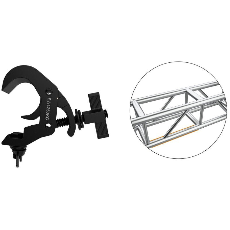 Audibax ACP - 4058250BK - Abrazadera Truss 40 - 58mm 250Kg - Tempo Shop