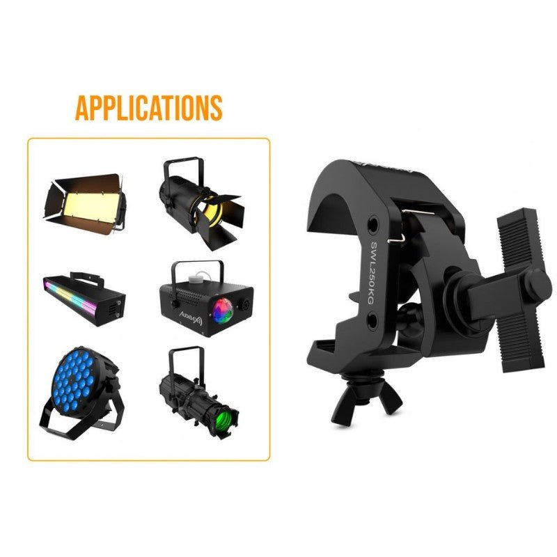 Audibax ACP - 4058250BK - Abrazadera Truss 40 - 58mm 250Kg - Tempo Shop