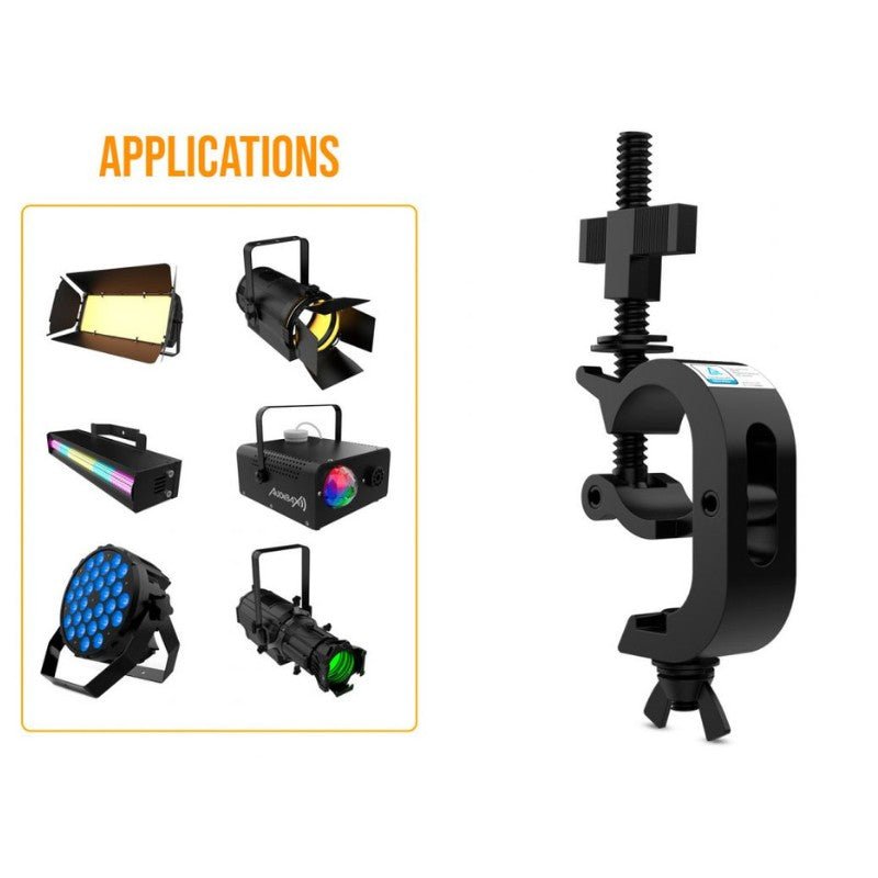 Audibax ACP - 4452250BK - Abrazadera Truss 44 - 52mm 250Kg - Tempo Shop