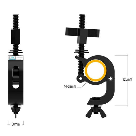 Audibax ACP - 4452250BK - Abrazadera Truss 44 - 52mm 250Kg - Tempo Shop