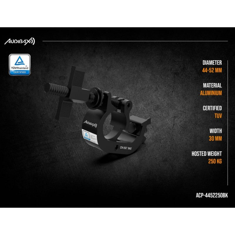 Audibax ACP - 4452250BK - Abrazadera Truss 44 - 52mm 250Kg - Tempo Shop