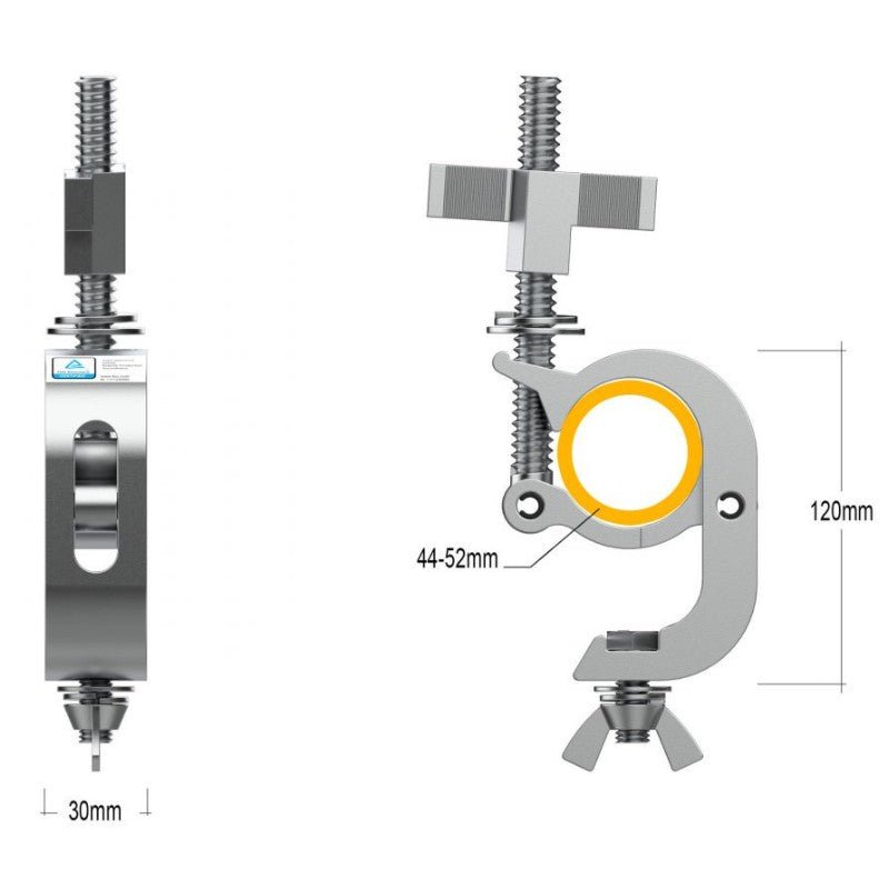 Audibax ACP - 4452250S - Abrazadera Truss 44 - 52mm 250Kg - Tempo Shop