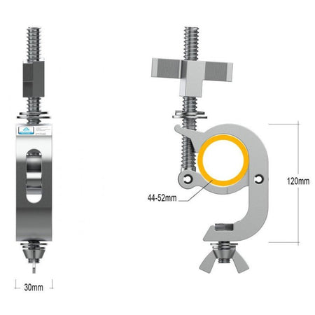 Audibax ACP - 4452250S - Abrazadera Truss 44 - 52mm 250Kg - Tempo Shop