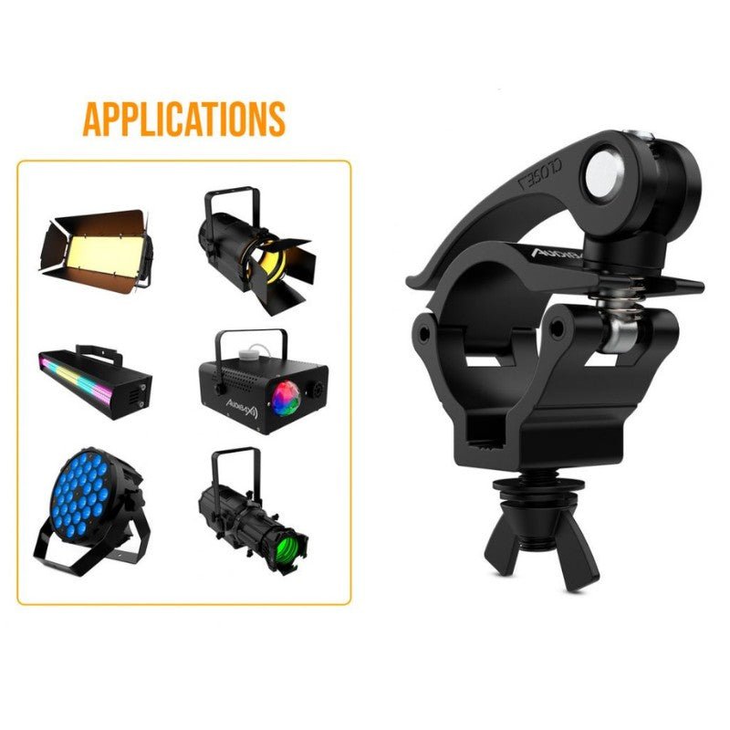 Audibax ACP - 4851100BK - Abrazadera Truss 48 - 51mm 100Kg - Tempo Shop