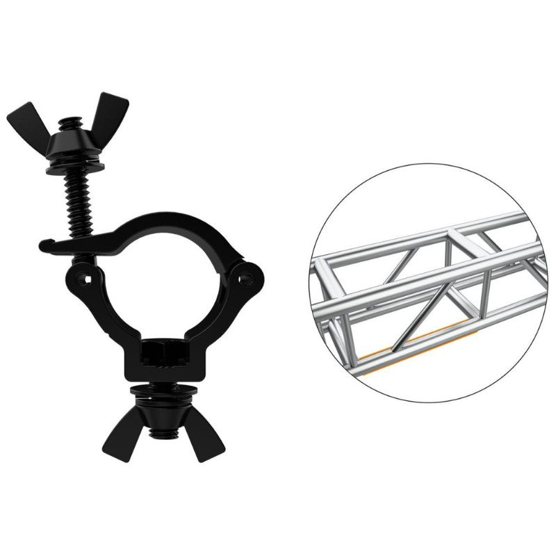 Audibax ACP - 4852100BK - Abrazadera Truss 48 - 52mm color negro 100Kg - Tempo Shop