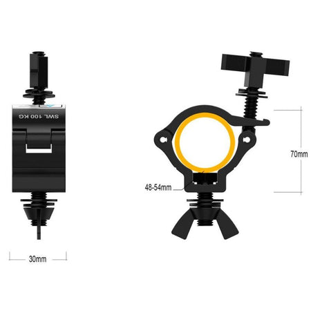 Audibax ACP - 4852100BK+K - Abrazadera Truss 48 - 52mm 100Kg - Tempo Shop
