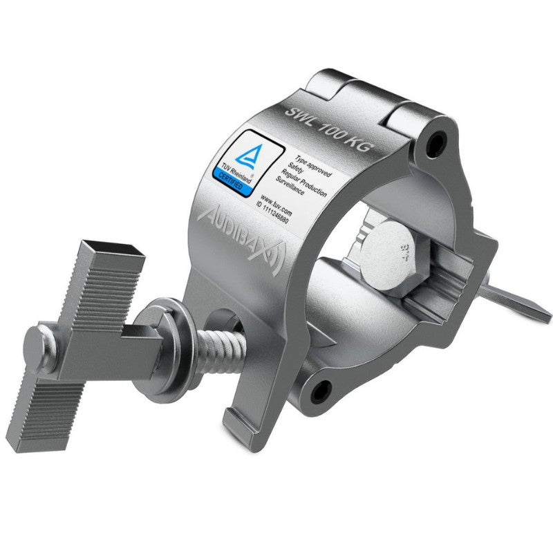 Audibax ACP - 4852100S+K - Abrazadera Truss 48 - 52mm 100 Kg color plata - Tempo Shop