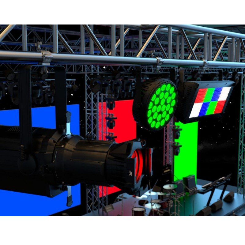 Audibax ACP - 4852100S+K - Abrazadera Truss 48 - 52mm 100 Kg color plata - Tempo Shop