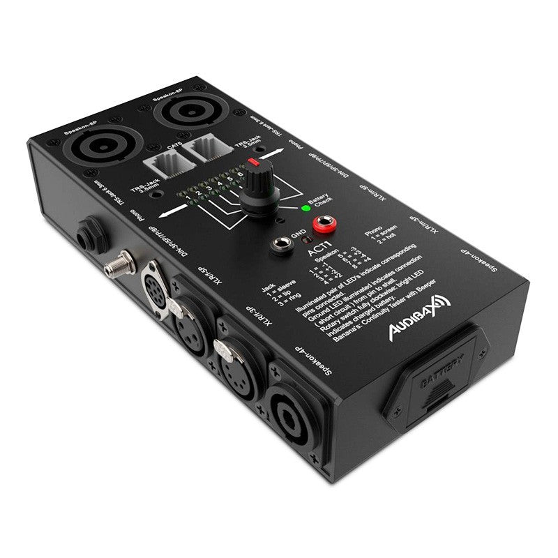 Audibax ACT1 - Probador de cables multiconexión - Tempo Shop
