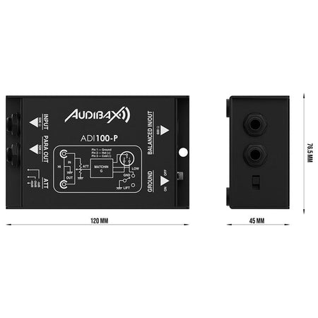 Audibax ADI - 100P - Caja de Inyección Pasiva - Tempo Shop