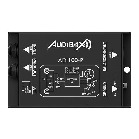 Audibax ADI - 100P - Caja de Inyección Pasiva - Tempo Shop