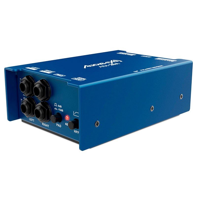 Audibax ADI - 20A - Caja DI Activa 48V con Alimentación Phantom - Tempo Shop