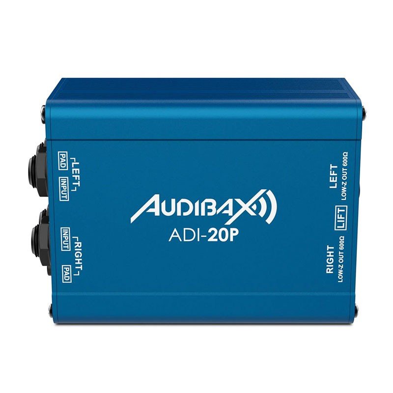 Audibax ADI - 20P - Caja DI Pasiva de 2 Canales - Tempo Shop