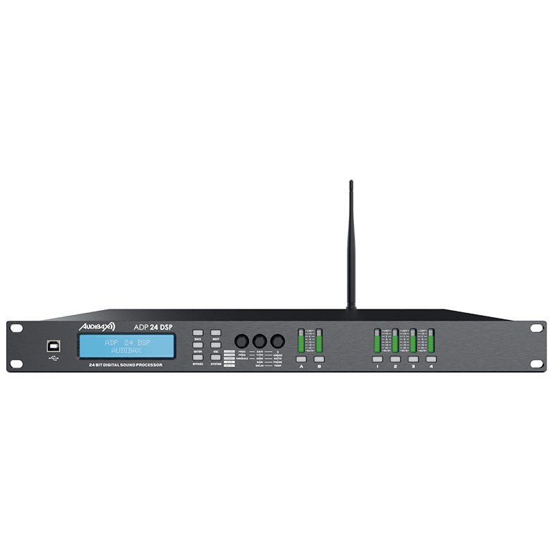 Audibax ADP 24 DSP - Procesador de Sonido 19 con 4 Canales de Salida - Tempo Shop