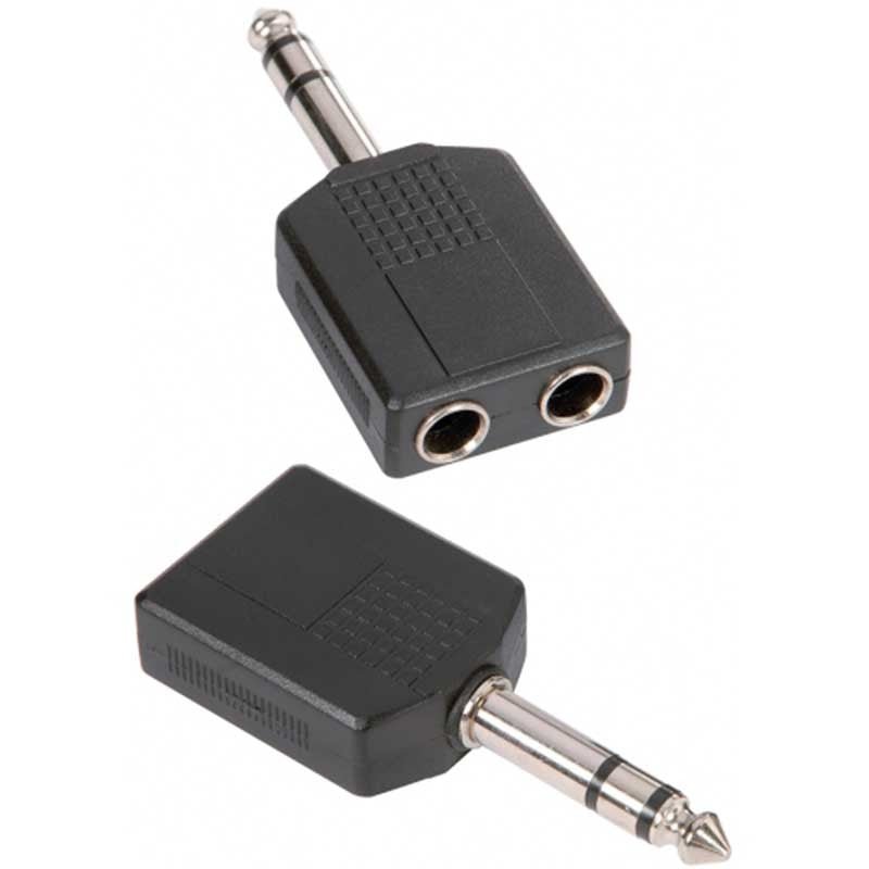 Audibax ADP12 - Adaptador Jack Stereo a 2 Jack Hembras Mono - Tempo Shop