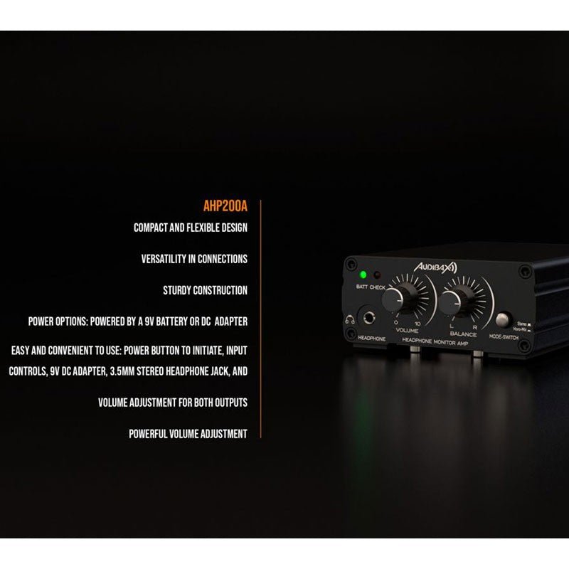 Audibax AHP - 200A - Amplificador de auriculares - Tempo Shop