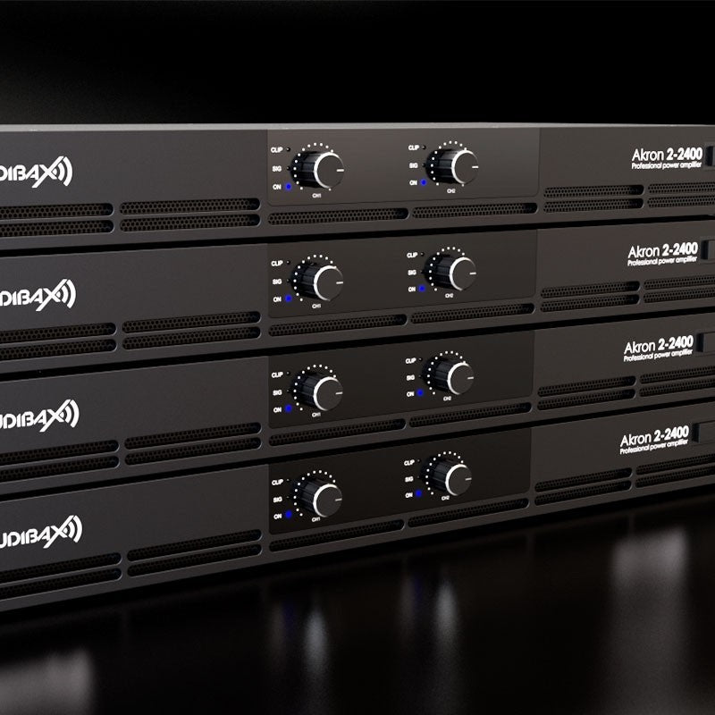 Audibax Akron 2 - 2400 - Amplificador de Potencia Digital - Tempo Shop