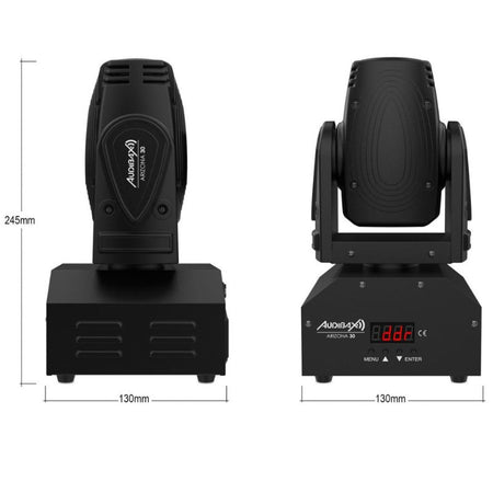 Audibax Arizona 30 - Cabeza Móvil Beam 12W LEDRGBW - 4 en 1 - Tempo Shop