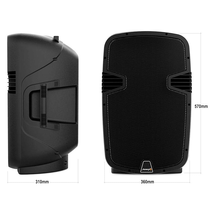 Audibax Arkansas 12 - Altavoz Profesional Bluetooth 12" USB, 600W - Tempo Shop