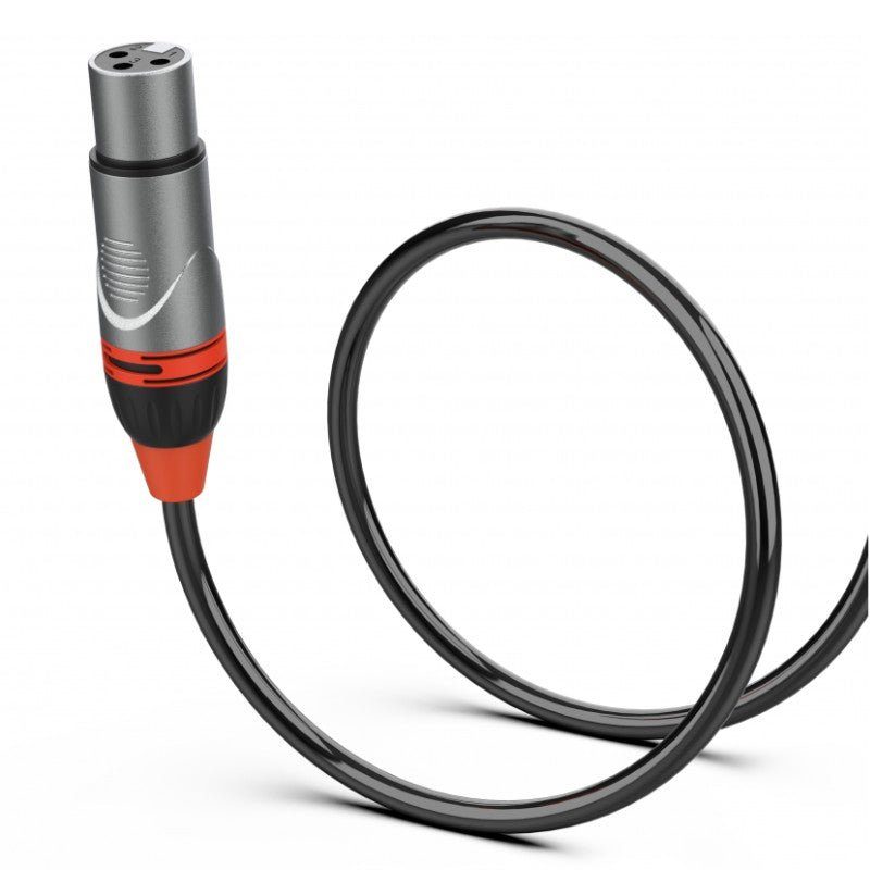 Audibax Pro 10145060 - Cable XLR M a XLR H 6m Negro - Tempo Shop