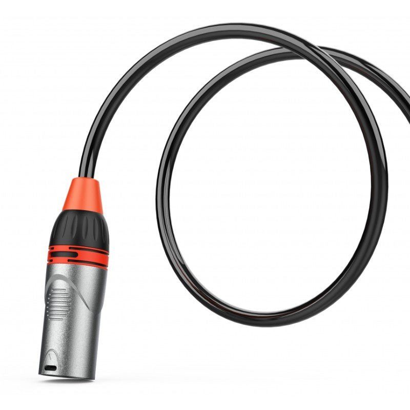 Audibax Pro 10145060 - Cable XLR M a XLR H 6m Negro - Tempo Shop