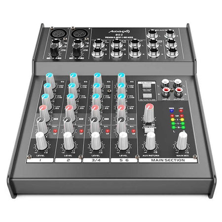 Audibax 802 - Mesa Mezclas 6 Canales - Tempo Shop