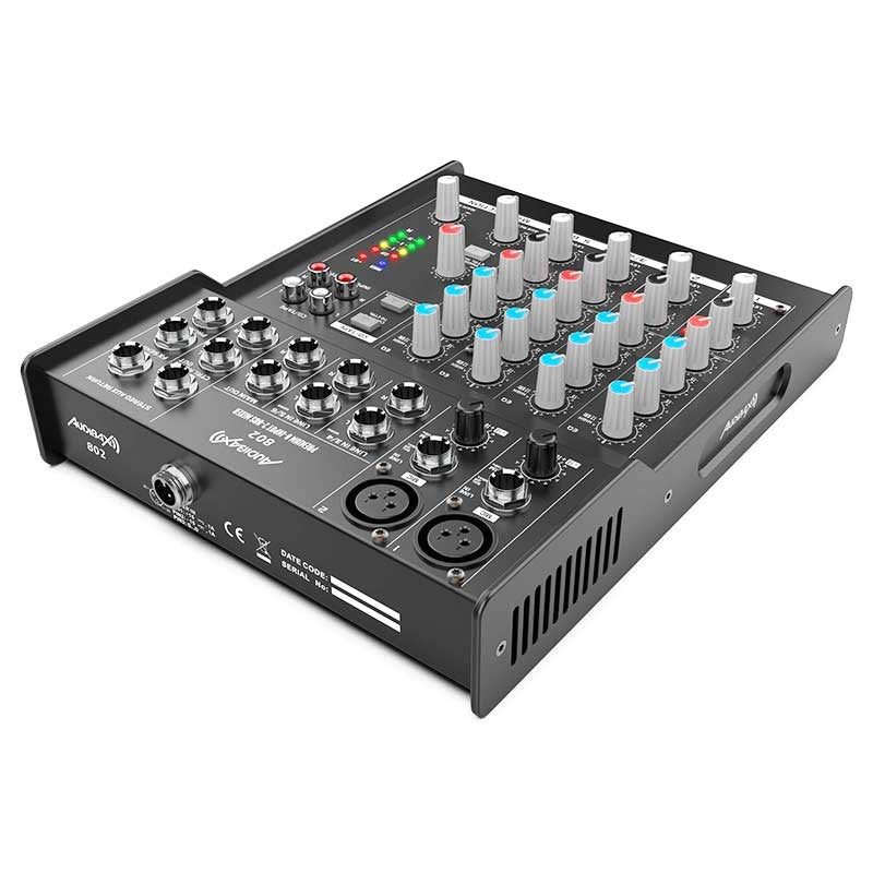 Audibax 802 - Mesa Mezclas 6 Canales - Tempo Shop