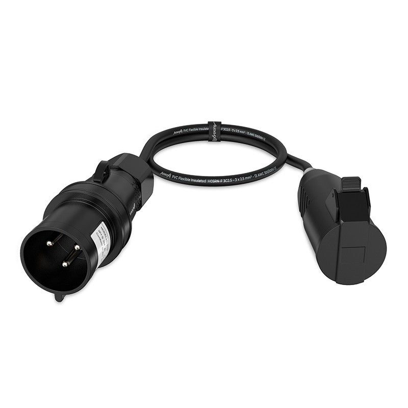 Audibax A-CEE3P-SC-25 - Cable adaptador CEE a Schuko - Tempo Shop