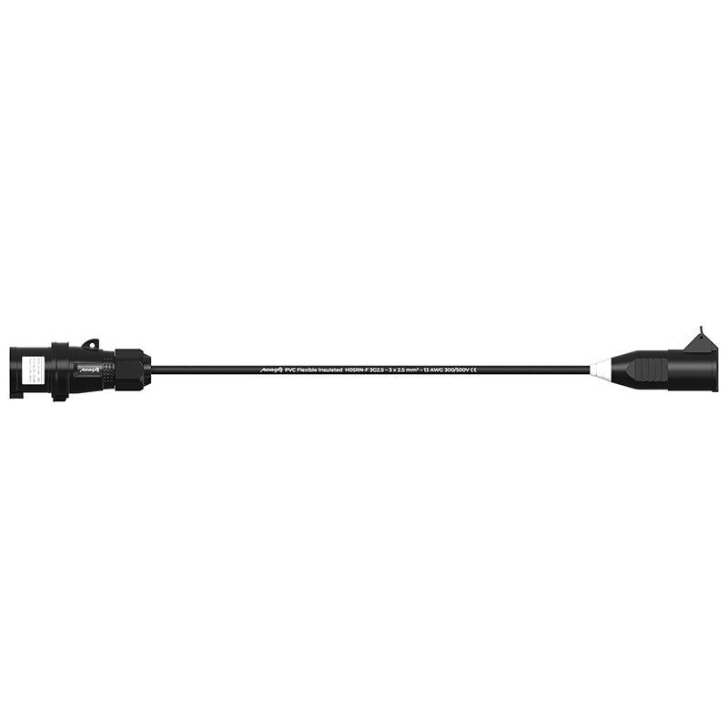 Audibax A-CEE3P-SC-25 - Cable adaptador CEE a Schuko - Tempo Shop