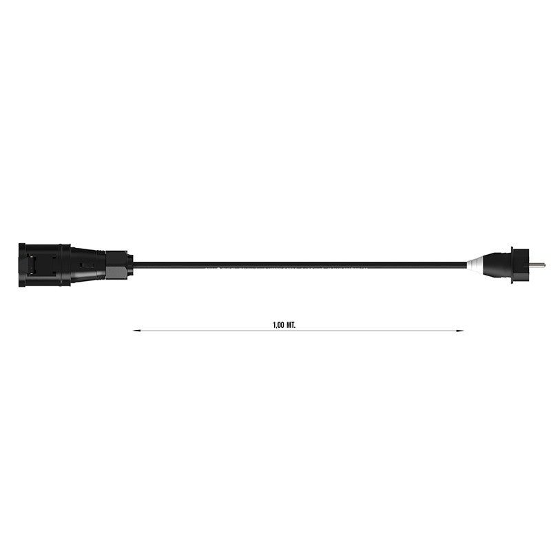 Audibax A-SC-CEE3P-25 - Cable Adaptador Schuko a CEE 1m - Tempo Shop