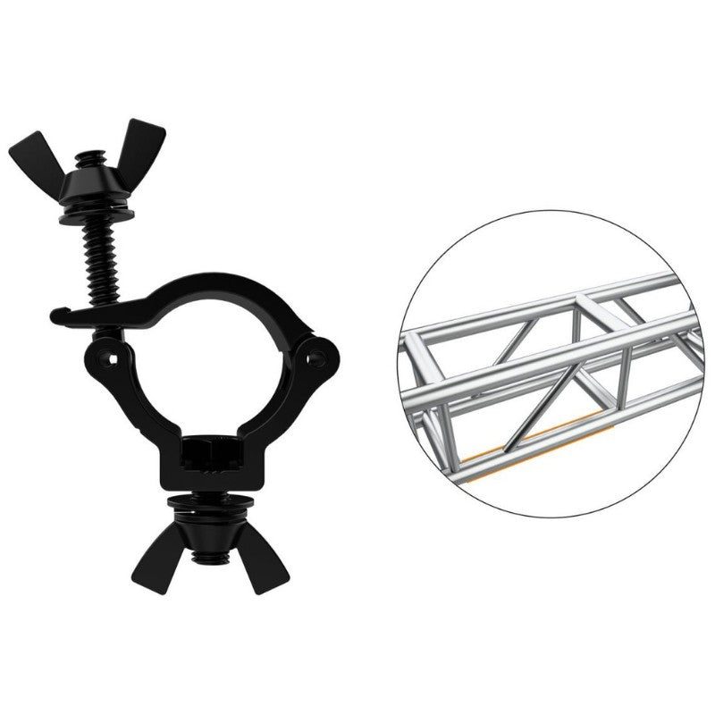 Audibax ACP - 4852100BK - Abrazadera Truss 48 - 52mm color negro 100Kg - Tempo Shop