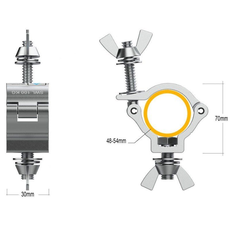Audibax ACP - 4852100S - Abrazadera Truss 48 - 52mm 100Kg - Tempo Shop