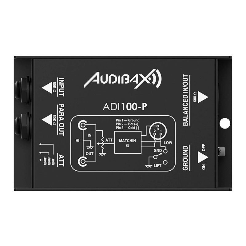 Audibax ADI - 100P - Caja de Inyección Pasiva - Tempo Shop